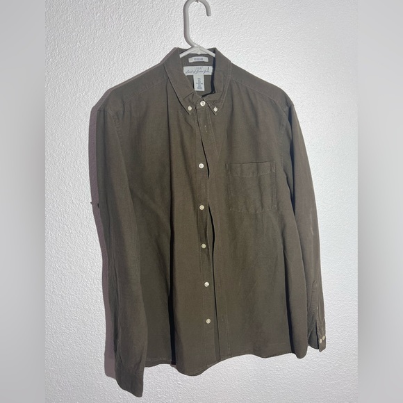 H&M mens fall button down shirt - Picture 1 of 2